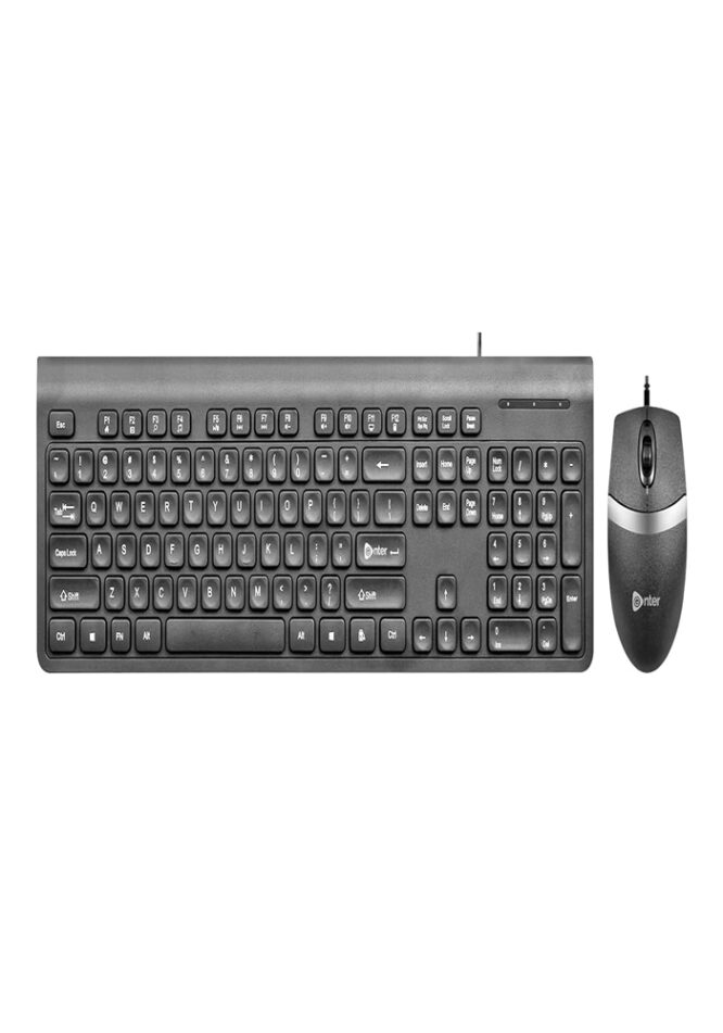 Enter Type Mate Pro Wired Keyboard and Mouse Combo Set