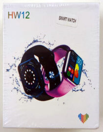 Fashionhub HW 12 SW Full Screen Smartwatch  (Black Strap, 1.75)