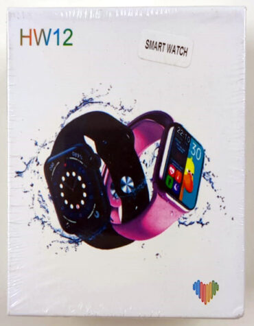 Fashionhub HW 12 SW Full Screen Smartwatch  (Black Strap, 1.75)