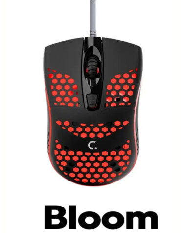COCONUT BLOOM RGB Wired Optical Gaming Mouse (USB 2.0, Black)