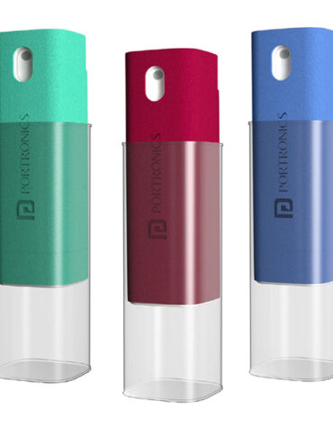 Portronics Swipe 2 Screen Cleaner & Duster Refillable Spray Bottle